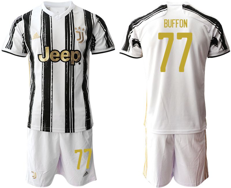 Men 2020-2021 club Juventus home #77 white Soccer Jerseys->juventus jersey->Soccer Club Jersey